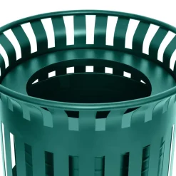 Outdoor 37 Gallon Trash Can Green