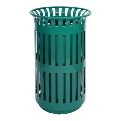 Outdoor 37 Gallon Trash Can Green