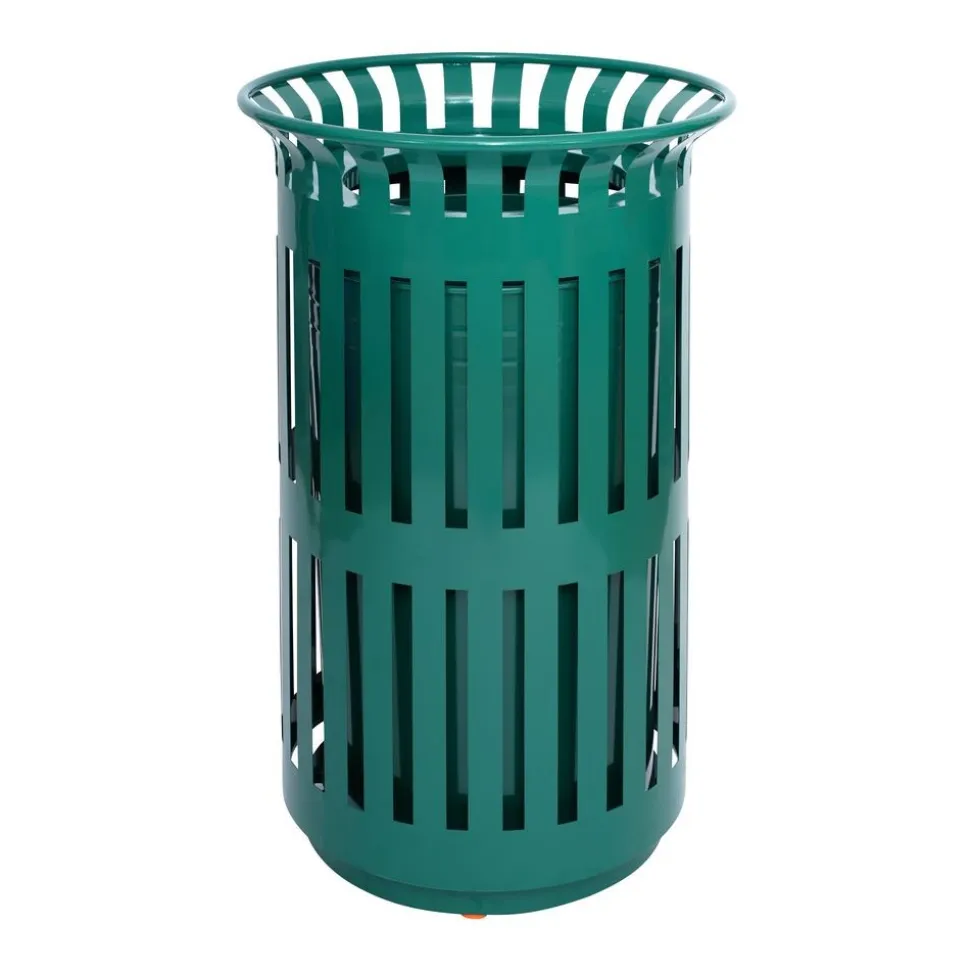 Outdoor 37 Gallon Trash Can Green