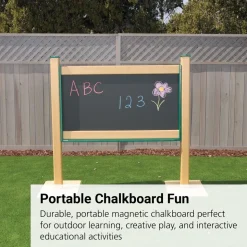 Outdoor Magnetic Chalkboard 4' Portable