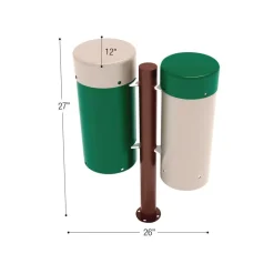 Outdoor Musical Playground Structures - Playground Equipment Set of 3
