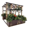 48" Outdoor Vine House with Planters