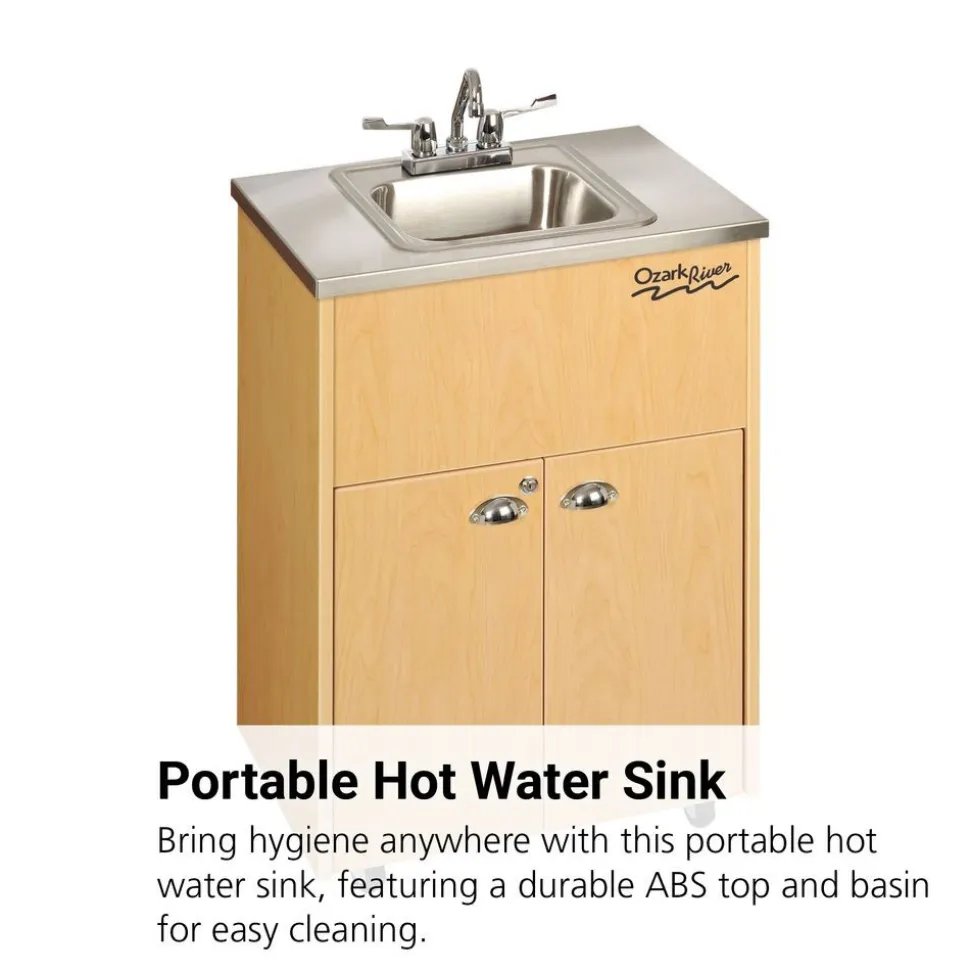 Ozark River® Portable Hot Water Sink with ABS Top and Basin
