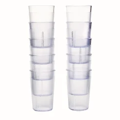 5 oz. Clear Tumbler- Set of 10