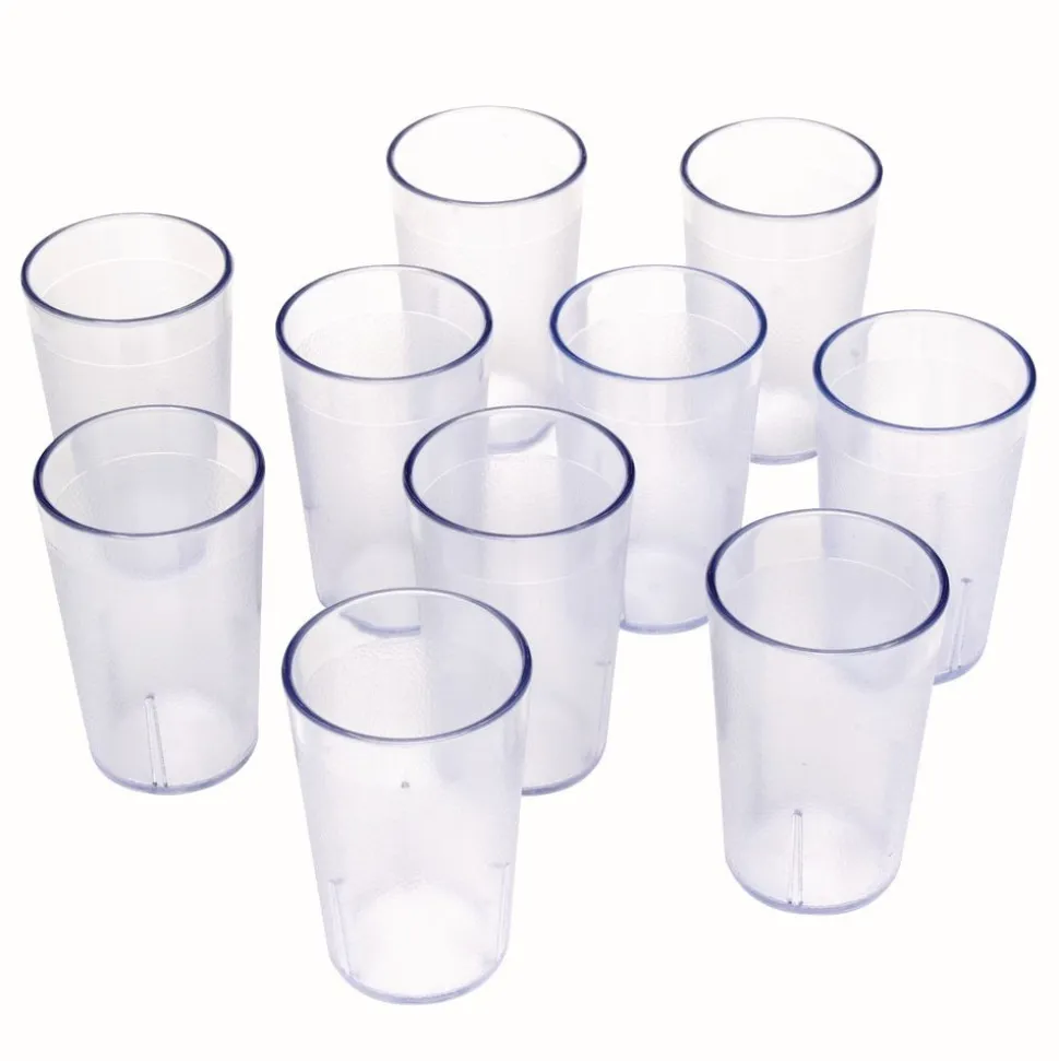 5 oz. Clear Tumbler- Set of 10