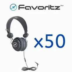 50 Pack -TRRS Headset- Gray