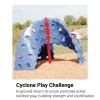 3-Panel Cyclone Challenger In-Ground Mount- Primary