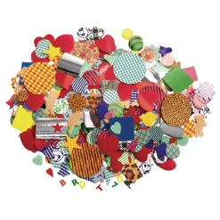 Paper Popz™ Colors & Patterns Pasting Pieces, 1500 pcs.