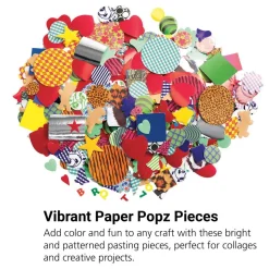 Paper Popz™ Colors & Patterns Pasting Pieces, 1500 pcs.