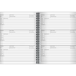 Parent Contact Record Book - Couture Style - 1 record book, 49 tabs