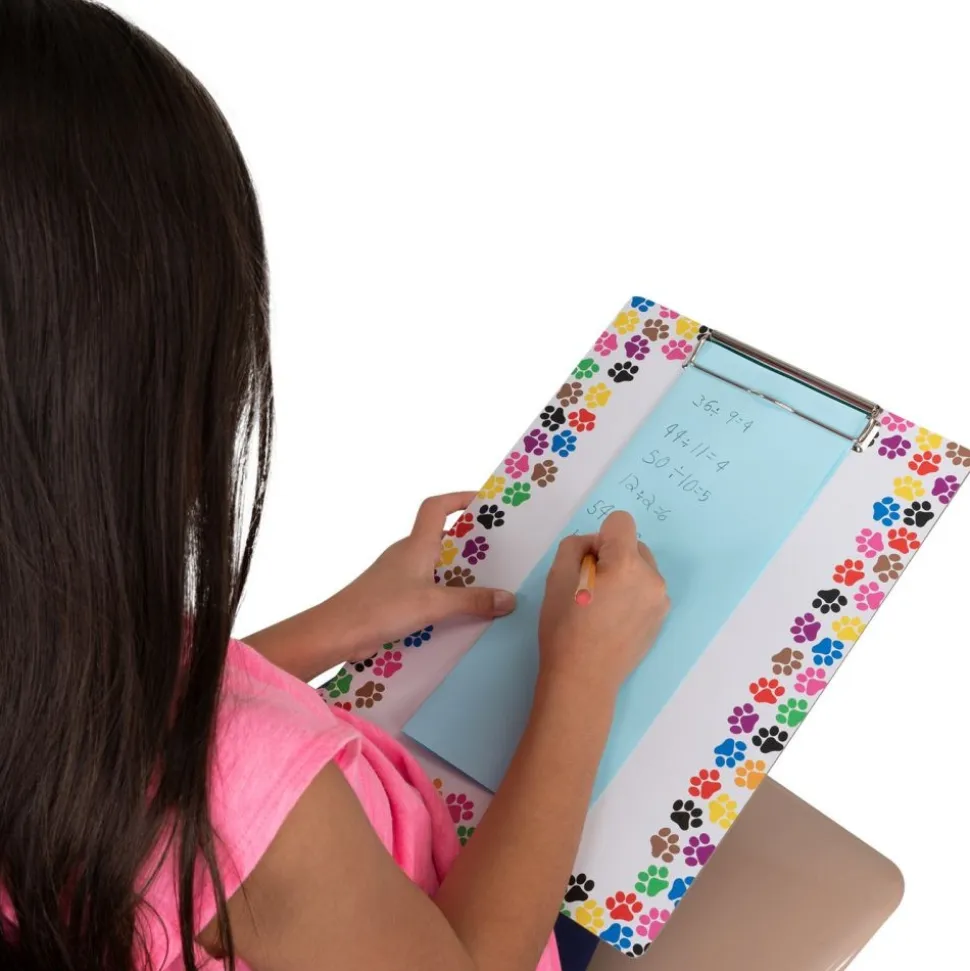 Paw-Print Clipboards - 6 clipboards
