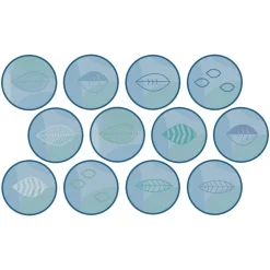 Peaceful Spaces Leaf Seating Rounds - Set of 12 - 16" Dia.