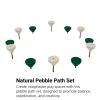 Pebble Path in Natural Colors - Playground Equipment Set of 12