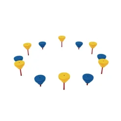 Pebble Path Set of 12- Primary Colors