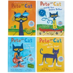 Pete The Cat - Set of 4 Books & 14