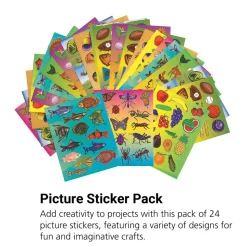 Picture Sticker Pack - 24 Sheets