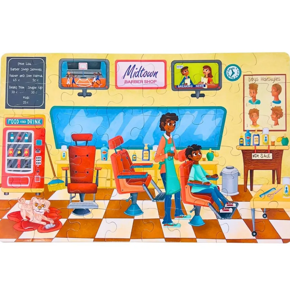 48 Piece A Day at the Barbershop Puzzle