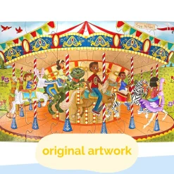 24 Piece Joyful Carousel Puzzle
