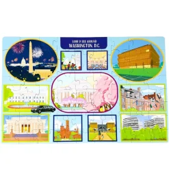 72 Piece Look and See Around Washington DC Puzzle