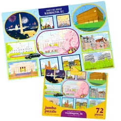 72 Piece Look and See Around Washington DC Puzzle