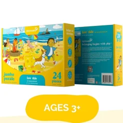 24 Piece Low Tide at Ocean Beach Beginner Puzzle