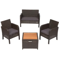 5 PIECE WICKER SET
