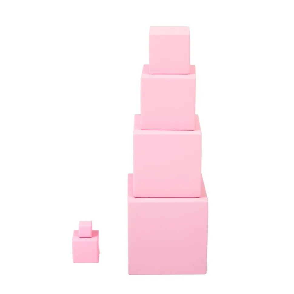 Pink Tower and Stand