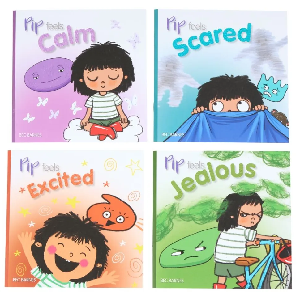 Pip Feels Books Set 2 - Excited, Calm, Scared, Jealous