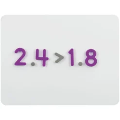 Plastic Magnetic Numbers And Math Symbols - 80 magnets