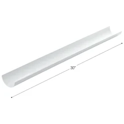 Plastic Water Channeling Guttering 6 pack