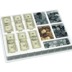 Play Money Coins and Bills Deluxe Set