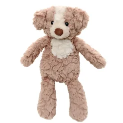 Plush Stuffed Barnyard Animals, Set of 3 - Cow, Lamb and Dog