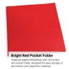 Pocket & Brad Folder, Red