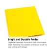 Pocket & Brad Folder, Yellow