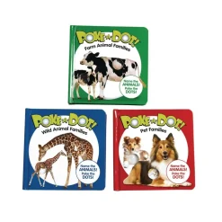 Poke-A-Dot Animal Families - Set of 3 Books