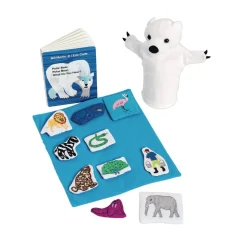 Polar Bear Puppet & Props with Board Book