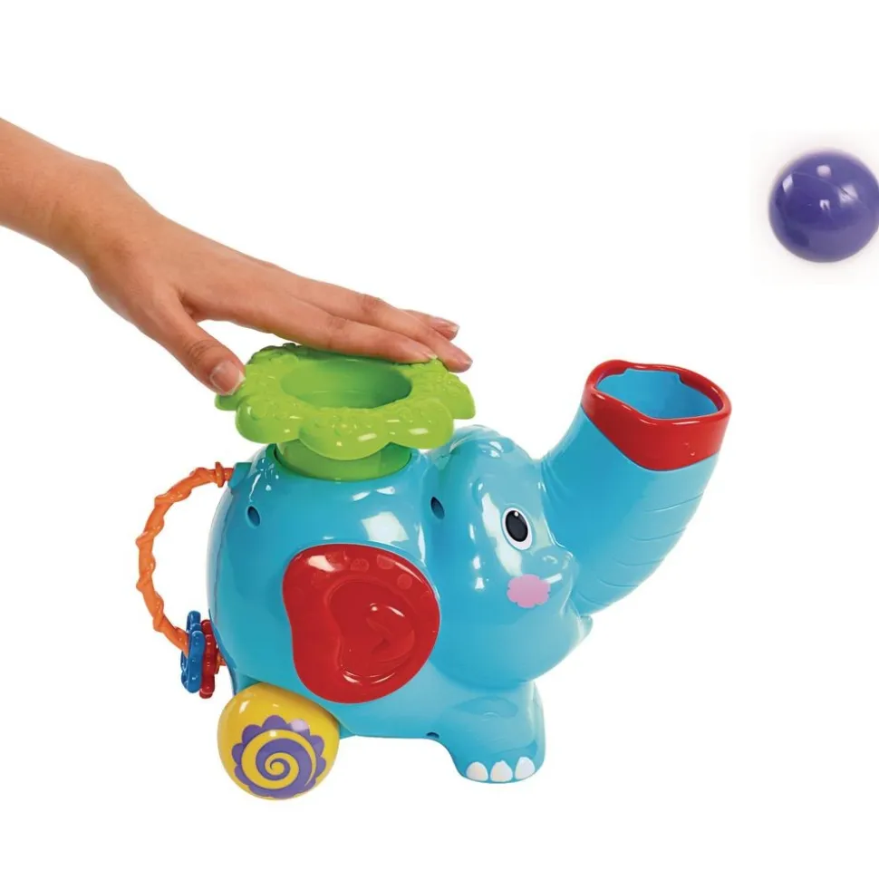 Pop and Hoop Musical Rolling Elephant