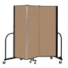 Portable Room Divider 5'9" x 6' - Desert