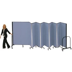 Portable Room Divider 16'9" x 6'8" - Stone
