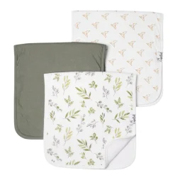 Premium Burp Cloths, Set of 3 - Haven