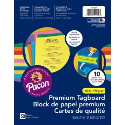 Premium Tagboard, Brights 8-1/2