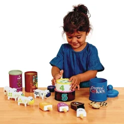 Preschool Math Manipulatives Kit - 127 pieces