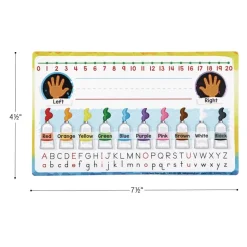 Primary Self-Adhesive Vinyl On-The-Go Helpers - Set Of 24