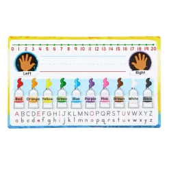Primary Self-Adhesive Vinyl On-The-Go Helpers - Set Of 24