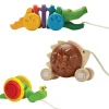 Pull Along Animal Toys, Set of 3