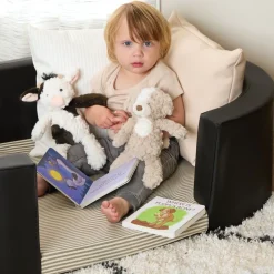Putty Puppy & Cow Books and Plush - Set of 4