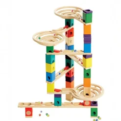Quadrilla Vertigo Wooden Marble Ball Run - 134pcs