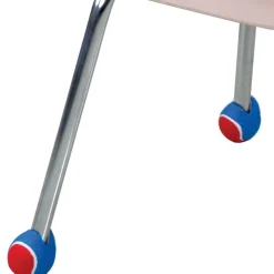 Quiet Chair Stay-Put Foot Covers - Set Of 24 - Red/Blue