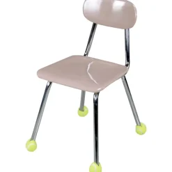 Quiet Chair Stay-Put Foot Covers - Set Of 144 - Yellow