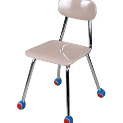Quiet Chair Stay-Put Foot Covers - Set Of 144 - Red/Blue
